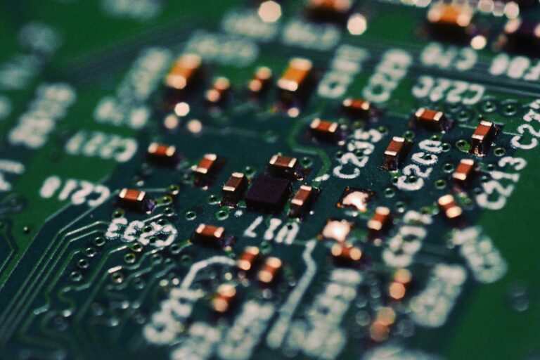 Close-up of a circuit board