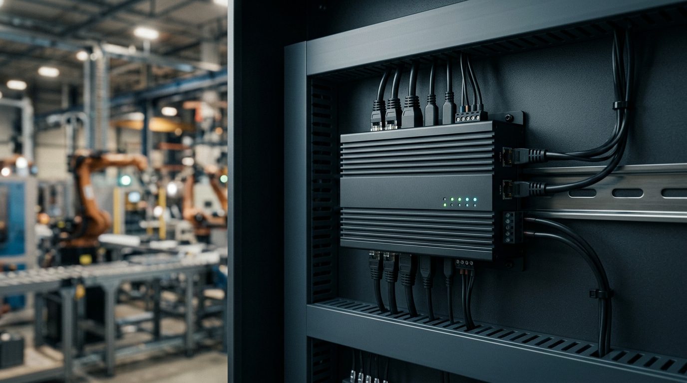 Sahadaki Karanlik Veri: IIoT Altyapisi ile Fabrika Verisinin Degere Donusmesi