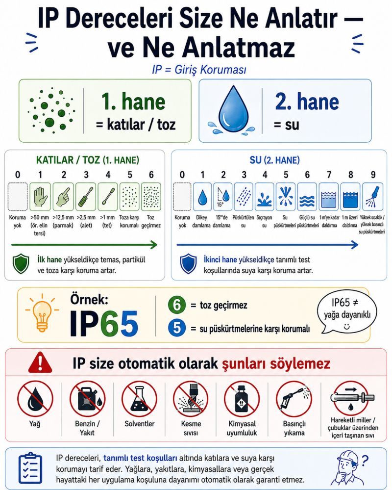IP Koruma Sınıfı Kriterleri: Standart Testler ile Gerçek Endüstriyel Saha Koşullarının Kıyaslaması